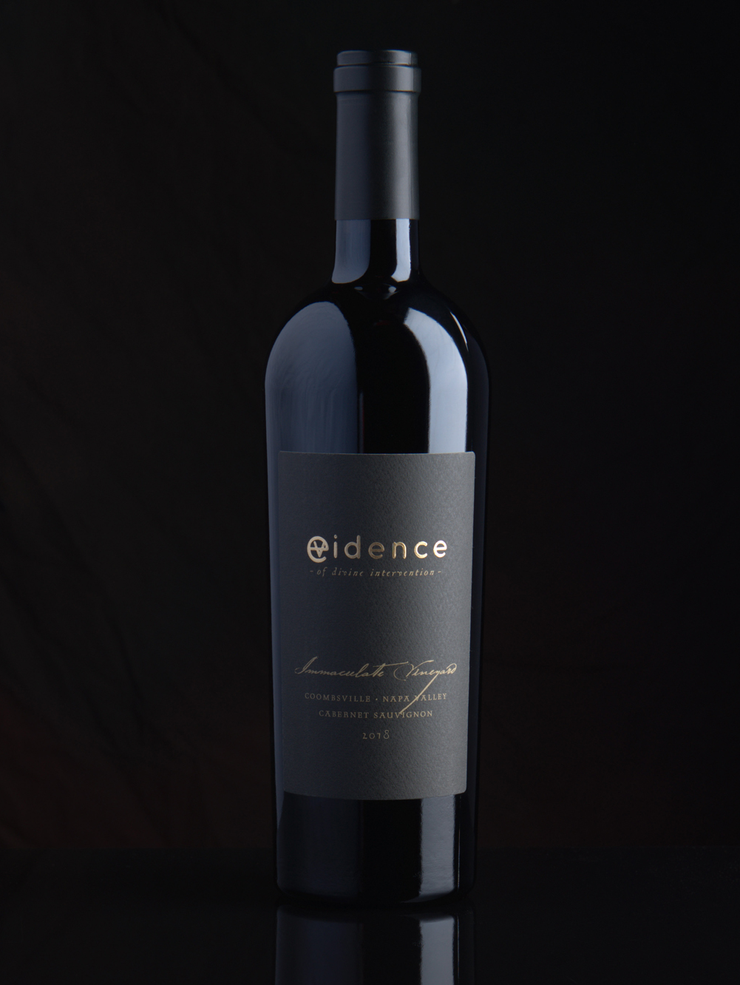 Evidence <br> ~ of divine intervention ~ <br> 2018 Coombsville Cabernet Sauvignon