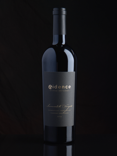 Evidence <br> ~ of divine intervention ~ <br> 2017 Coombsville Cabernet Sauvignon